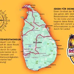 Reiseroute zum Südwestmonsun in Sri Lanka: Entdecke die Insel per Tuk-Tuk. Perfekt für deine nächste Reise!