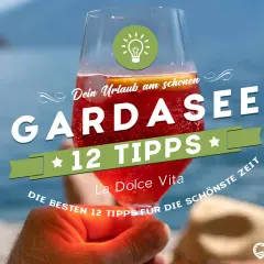 Erfrischender Drink am Gardasee, der zu den besten Gardasee Unternehmungen inspiriert. 12 Tipps für "La Dolce Vita".