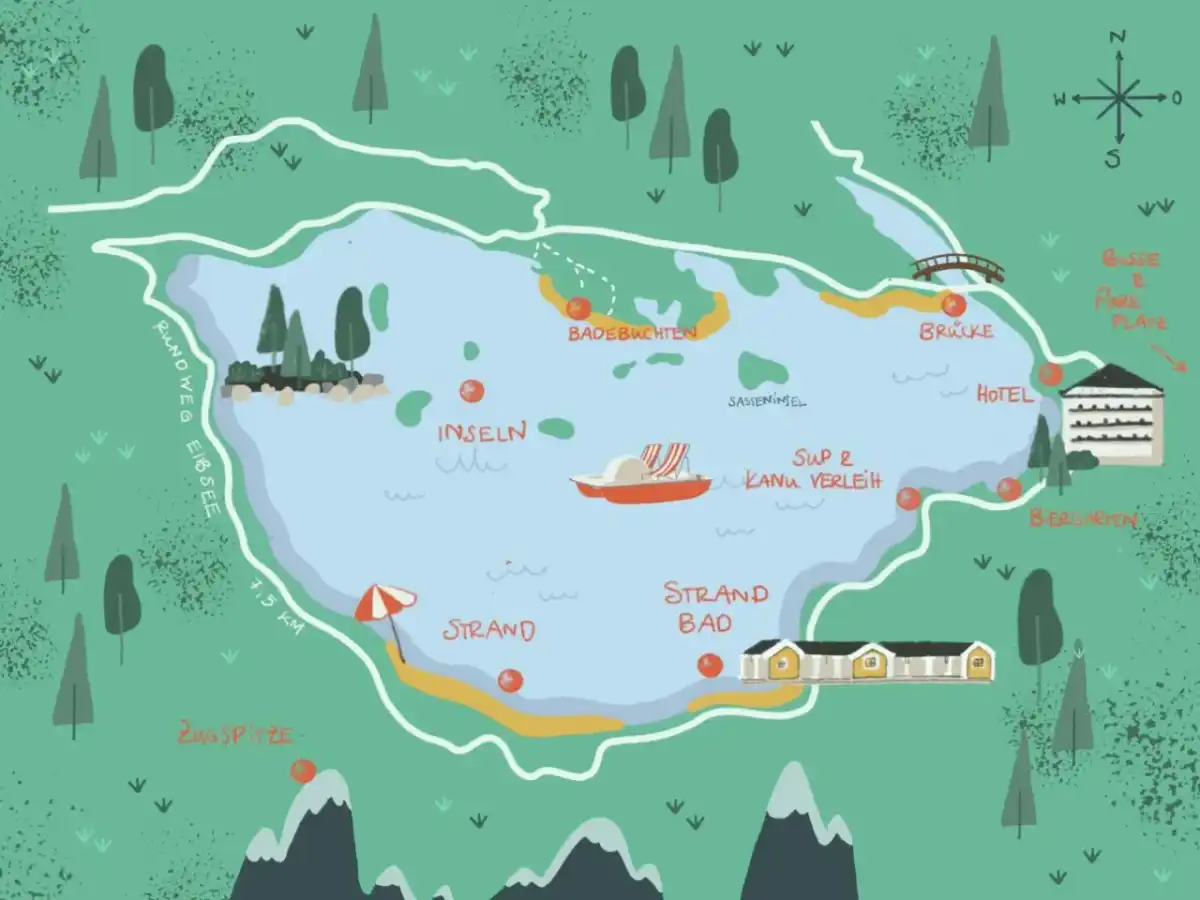 Eibsee-Rundweg wandern - Strecke, Tipps und Anreise