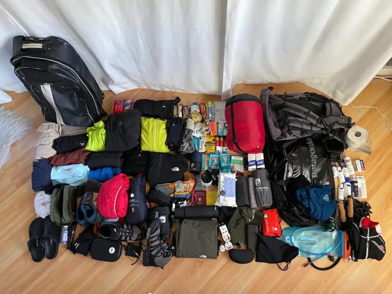 Packliste Kilimanjaro: Kleidung, Schlafsack, Rucksack, Wanderschuhe, Erste-Hilfe-Set und Verpflegung f&uuml;r die Bergtour.