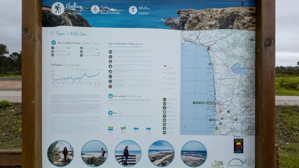 Fischerpfad Portugal - Tourplanung für 226,5 Kilometer